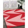 thumbnail image 3 of Ahgly Company Machine Washable Indoor Rectangle Transitional Pastel Pink Area Rugs, 5' x 7', 3 of 7