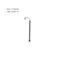 thumbnail image 4 of fastboy Mini Train Lamppost Bright White Lighting Modes LED Scene Lights Layout Model Railway Lamp Making Architectural Sand Table Yards Black（Warm Light）, 4 of 5