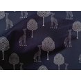 thumbnail image 4 of oneOone Cotton Cambric Fabric Tree & Giraffe Block Printed Fabric 1 Yard 56 Inch Wide, 4 of 4