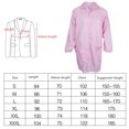 thumbnail image 4 of Unisex ESD-Safe Anti-Static Premium Lab Jacket Coat Clothing Pink Suit Workwear XL, 4 of 7