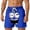Blue, variant on Casual Summer Shorts With Print Lightweight Comfortable Fit for daily wear and outdoor activities Elastic Waist Breathable Fabric Easy Care Men’s Casual Bottoms