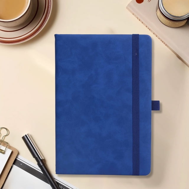 Fwttom Paper Notebook, Strap Notebook A5 Notepad 200 Pages Thick Paper Notebook Student Diary