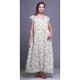 thumbnail image 3 of Bimba Robe de Nuit Imprimée pour Femmes en Rayonne Longue Robe de Nuit, 3 of 4