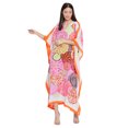 thumbnail image 1 of Robe Maxi pour Femmes en Polyester, Caftans, Robe Ample, Grande Taille, Manches Kimono, Long Kaftan, Robes de Soirée, Kaftan Décontracté d'Été, 1 of 6
