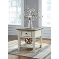 thumbnail image 2 of Signature Design by Ashley Bolanburg Table d'Appoint à 1 Tiroir en Blanc Antique, 2 of 5