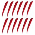 thumbnail image 3 of ZheElen 12pcs 3inch Archery Turkey Feathers Fletchings Vanes Red 3 Inch 1Set, 3 of 6