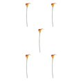 thumbnail image 1 of kurtrusly Wedding Decor With Simulated Calla - Choose Variety Of Colors And Styles With High 3D And Simulation Durable PU reddish yellow 5PCS, 1 of 6