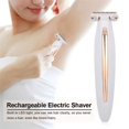 thumbnail image 2 of CNKOO Tondeuse et Rasoir pour le Corps Impeccable Rechargeable Bikini pour Femmes Blanc/or Rose, 2 of 8