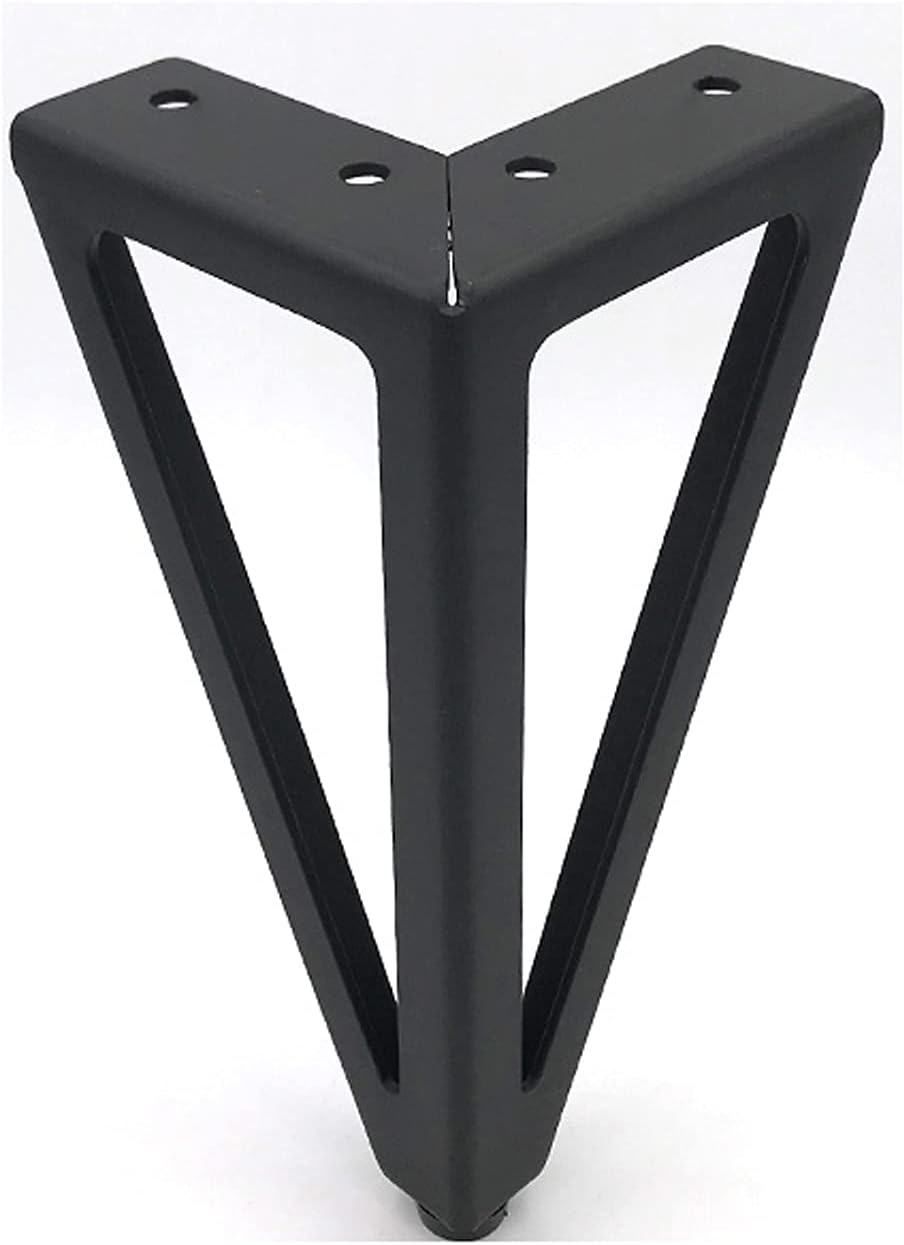 2 Pcs Pieds de Meubles de Remplacement Base Mobile pour TV Canapé Pieds de Remplacement (Couleur : Noir)