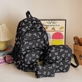 thumbnail image 2 of Korean Fashion Bow Print Women Fashion Backpack Set Simple Student Schoolbag Three Set for School Use, 2 of 6
