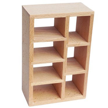 Dollhouse Mini Bookshelf Tiny House Furniture Miniature Cabinet Model Mini House Decoration