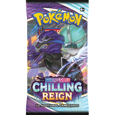 Pokemon Trading Card Game: Sword & Shield (SWSH6) Chilling Reign Booster Pack 10 cards per pack