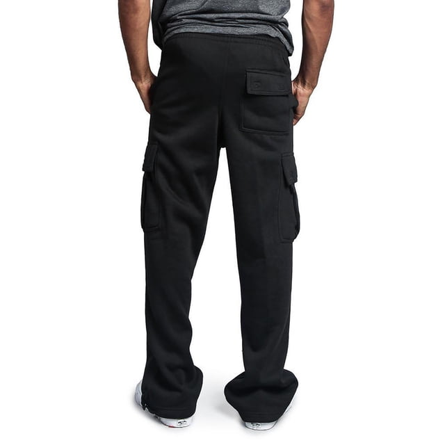 RKSTN Cargo Pantalon pour Hommes à Multiples Poches, Réfléchissant, Jambe Droite, Salopette de Sport Décontractée, Pantalon Léger à Cordon de Serrage pour la Randonnée en Plein Air