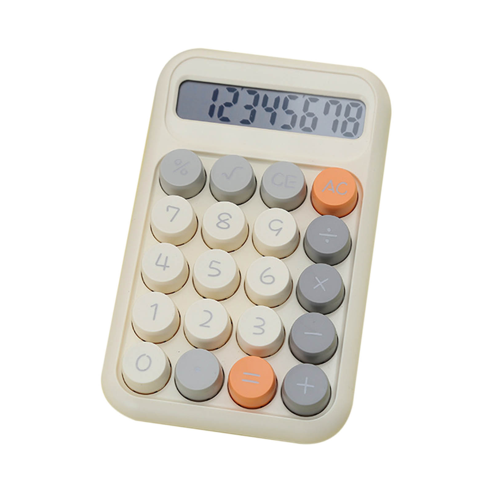 Nilvkv Basic Standard Calculators Mini Digital Desktop Calculator with 8-Digit LCD Display-Calculator Pocket Size for Home Schoo1