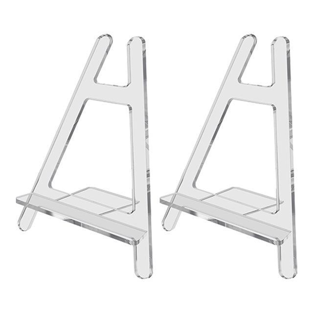 2 Pcs Support d'Affichage de Cellulaire en Acrylique pour Vente au Détail