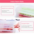 thumbnail image 4 of EGNMCR Kitchen Gadgets, Kitchen Accessories, Kitchen Utensils & Gadgets Ice Tray Ice Box Ice Cubes Household Ice Maker Refrigerator Freezer Ice Cubes Box Ice Cubes, 4 of 7