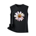 thumbnail image 4 of EGNMCR Camisoles pour Femmes T-Shirt d'Été Décontracté à Imprimé à Col Rond Ample Sans Manches pour Femme, 4 of 5