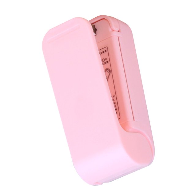 Mini Snack Sealer, Mini Bag Sealer Battery Operated for Household for Plastic Bags