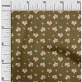 thumbnail image 1 of oneOone Tissu Popeline de Coton Imprimé Floral Orchidée 1 Yard 42 Pouces de Large, 1 of 4