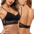 thumbnail image 2 of Women's Comfortable And Sexy Transparent Shoulder Strap Cordless Backless Spongeless With Convertible Shoulder Straps, 2 of 6