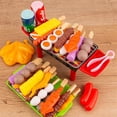 thumbnail image 3 of Food Toys Kids Pretend Play Kitchen Toys Simulation Food Cookware Cooking BBQ Kit Role Play Game Educational Gift For Children, 3 of 7