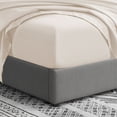 thumbnail image 4 of Swift Home Luxury 4-Piece Sheet Set with Extra Pillow Case, Twin, Coconut Milk, 4 of 8