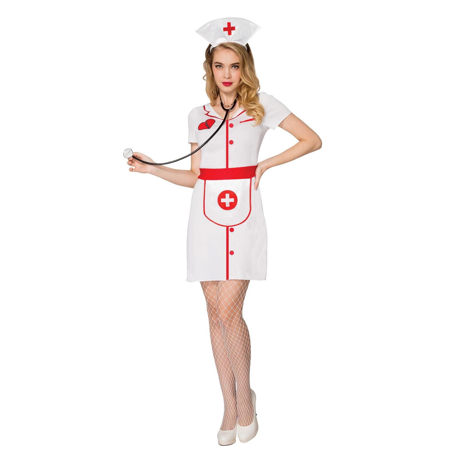 PARTYHOLIC NOT SO NICE NURSE COSTUME (LARGE)