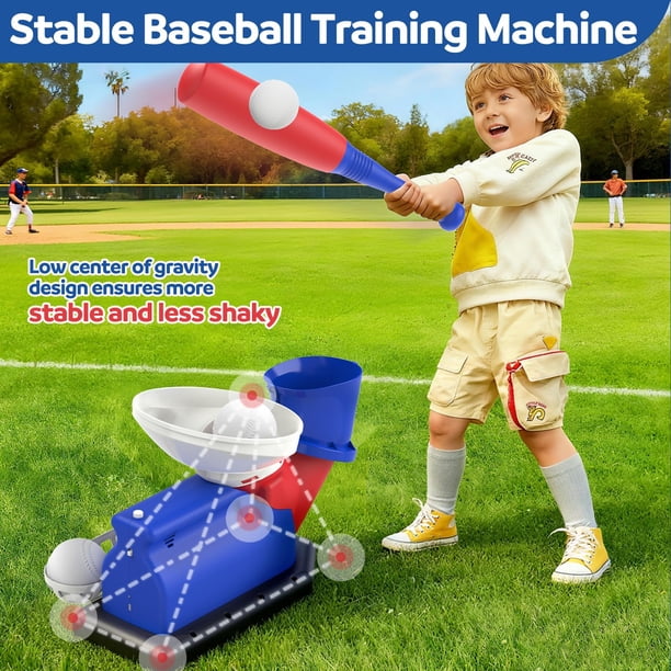 Jovizo Automatic Baseball Pitching Machine for Kids, Baseball