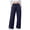Navy, variant on Ccpelsie Womens Casual Sweatpants Fashion Fall Baggy Wide Leg Sweatpant Warm Winter Straight Leg Sweat Pants with Pockets(Black,L)