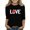 #0400-Black, variant on Cowsor Kids' Printed 3/4 Sleeve Top - Round Neck Casual Shirt, Cute Prints for Daily Wear, Sleep & Birthday Gifts, Soft Breathable Fit 3-13 Years