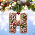 thumbnail image 1 of Rwnbm 26 Letters Christmas Tree Decoration Pendant Christmas Tree Ornaments Personalized DIY Christmas Ornaments Christmas Decoration Xmas Tree Hanging Decor Feature, 1 of 4