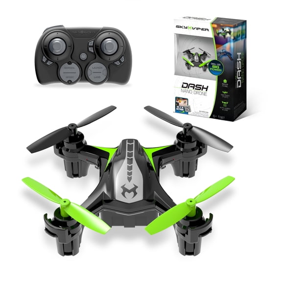 Drone de course radiocommandé Sky Viper Type-R, véhicule radiocommandé, cascades en un seul clic, batterie rechargeable