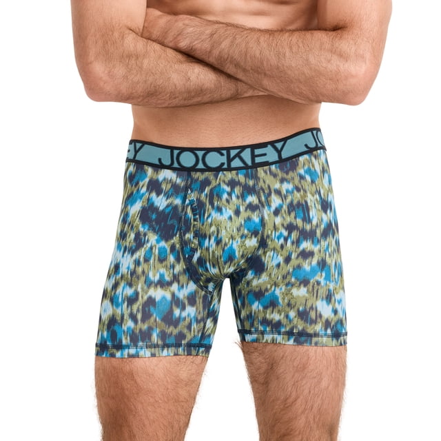 Jockey Men's Active Microfiber 5" Boxer Brief