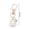 thumbnail image 3 of CJiaWei Mini Sewing Machine Keychains – A Of Memory & Meaning Metal Novelty Sewing Machine Key Chains Unique Keyring Mini Pendants For Women Girls Handbag Bag Charms, 3 of 5