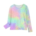 thumbnail image 5 of WRKEKC Chemises à Manches Longues pour Filles, T-Shirts à Manches Longues pour Filles, Chemises à Manches Longues à Imprimés pour Filles Jolis Chandails Ras du Cou Blouses Habillées Décontractées Vêtements, 5 of 5