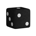 thumbnail image 2 of Homekingdee Dice-Patterned Stool - Wood and Plus H Footstool for Entrance, Living Room, Shoe Bench in White and Black, 2 of 6