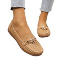 thumbnail image 1 of Pisexur Chaussures pour Femmes à Semelle Plate, Chaussures « Beans », Bout Rond Surdimensionné, Décolleté Peu Profond, Mancherons Ajourés, Chaussures pour Femmes à Strass, 1 of 8
