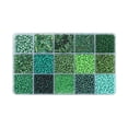 thumbnail image 3 of KLKCMS Colorful Round Glass Beads Set Accessory Dark Green, 3 of 7
