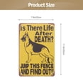 thumbnail image 2 of MesaSe 2Pcs Iron Dog Warning Signs Garden Warning Sign Vintage Hanging Sheet Picture, 2 of 10