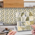 thumbnail image 2 of Wall Sticker DIY 10-Piece Ceramic Tile Paste 3D Lattice Design for Self- Wall for Home 10PCS, 2 of 7