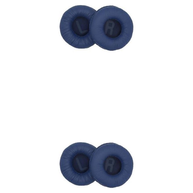 maskred Coussinets d'Oreilles en Cuir Rond Coussinets Éponge Accessoires Remplacement pour T500BT Casque Sans Fil Bleu 2Set