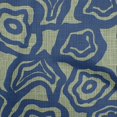 thumbnail image 1 of oneOone Rayon Medium Blue Fabric Abstract Floral Fabric For Sewing Printed Craft Fabric By The Yard 56 Inch Wide, 1 of 4