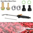 thumbnail image 2 of Bgsha Spray Wand Brass Barb with 3/8\" 1/4\" Hose Adjustable Replace Garden Sprayer, 2 of 4
