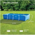 thumbnail image 2 of Intex Piscine Rectangulaire hors Terre pour l'Extérieur 14,75 Pieds x 33 Pouces, 2 of 11