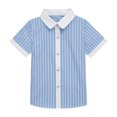 thumbnail image 2 of TopLLC Chemisier et Chemise à Manches Courtes à Col Rabattu Chemises pour Enfants Manches Courtes Graphique Uni Chemise Fine Décontractée pour Garçon de 3 à 11 Ans Chemise à Manches Courtes pour Enfants Blouse en Coton pour Enfants, 2 of 3