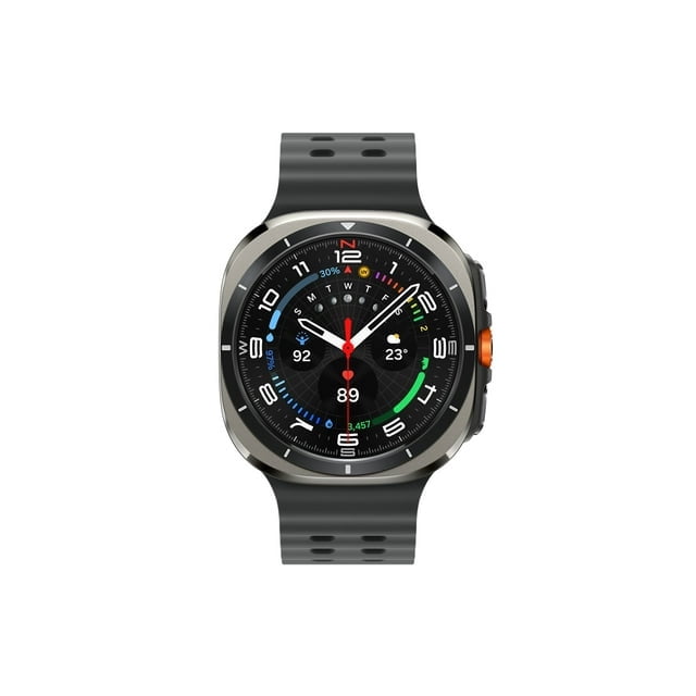 Restored Samsung Watch Ultra 47mm LTE Titanium Silver Smartwatch GPS AMOLED 2025 - Open Box