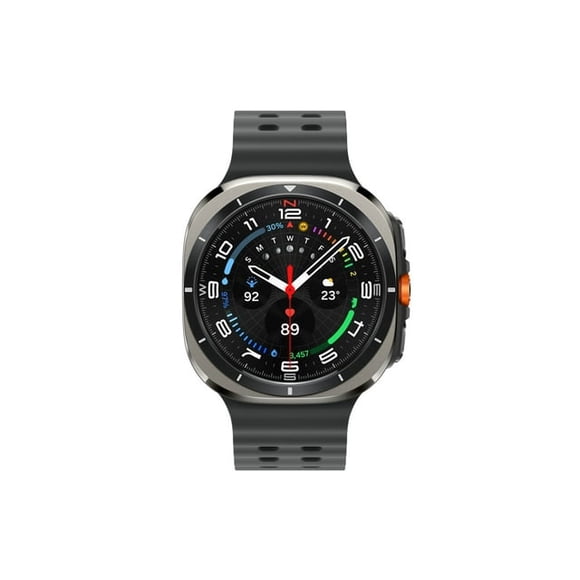 Restored Samsung Watch Ultra 47mm LTE Titanium Silver Smartwatch GPS AMOLED 2025 - Open Box