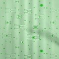 thumbnail image 1 of oneOone Rayon Green Fabric Stripes Fabric For Sewing Printed Craft Fabric By The Yard 56 Inch Wide, 1 of 4