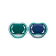 thumbnail image 1 of Philips Avent Ultra Air Pacifier, 6-18m, Deep Opal Steel Blue, 2 pack, 1 of 9