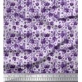 thumbnail image 1 of Soimoi Poly Georgette Fabric Floral Flower Print Sewing Fabric Yard 42 Inch Wide, 1 of 3
